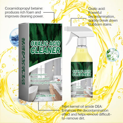 💞50K+ SOLD!💥🔬 【CLEARANCE!】✨ 🚽 Oxalic Acid Cleaner, Multipurpose Stain Remover Spray for Bathroom