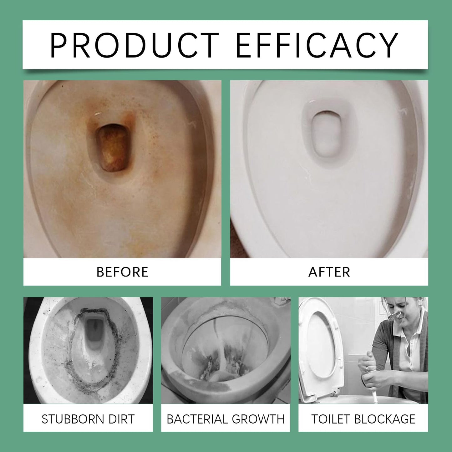 💞50K+ SOLD!💥🔬 【CLEARANCE!】✨ 🚽 Oxalic Acid Cleaner, Multipurpose Stain Remover Spray for Bathroom