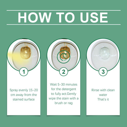 💞50K+ SOLD!💥🔬 【CLEARANCE!】✨ 🚽 Oxalic Acid Cleaner, Multipurpose Stain Remover Spray for Bathroom