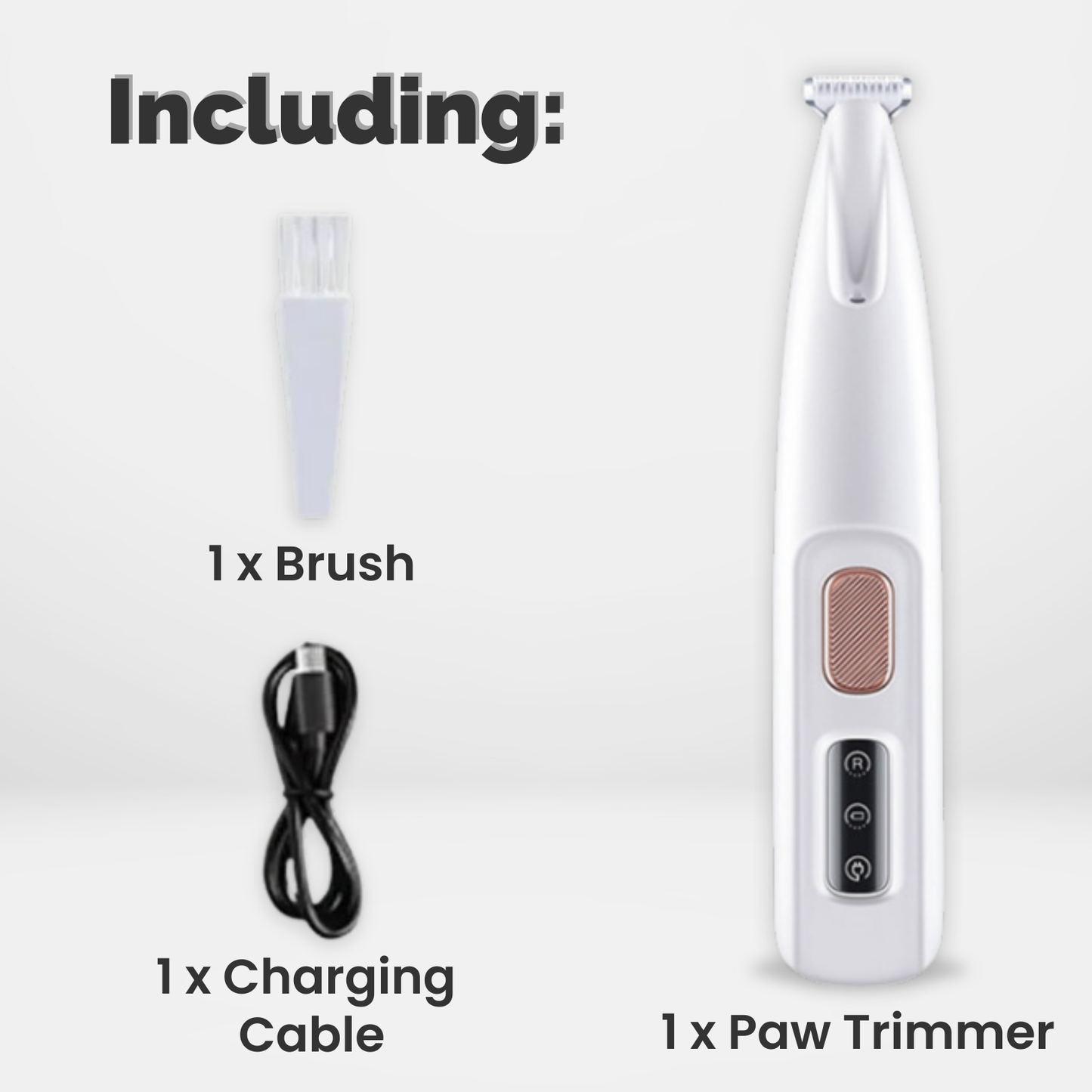 LED Pet Paw Trimmer｜Ultra‑Quiet Safe Grooming Clipper for Dogs & Cats🐩