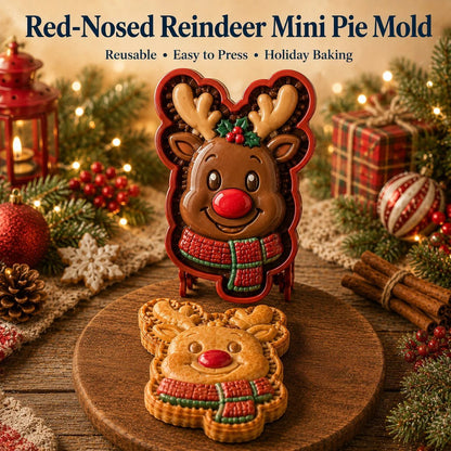 🎄 9-Design Christmas Mini Pie Mold Collection 🥧✨