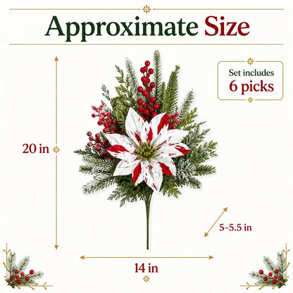 ❀Last Day 64% OFF🔥Christmas Poinsettia Planter Inserts