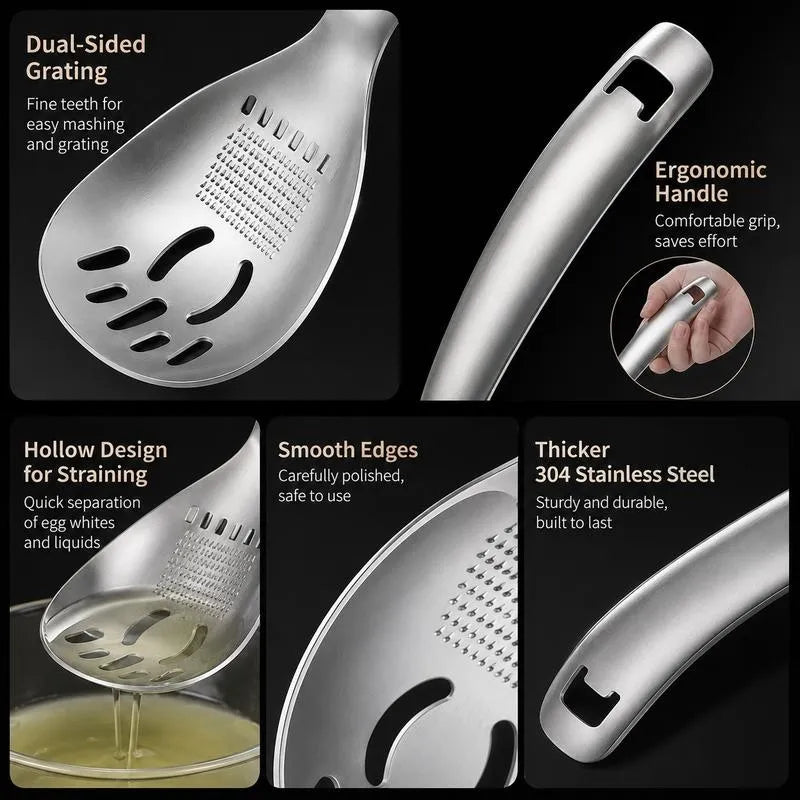 5-in-1 stainless steel colander