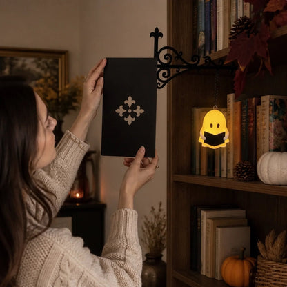 Bookshelf Lantern Light — Cozy Warm Glow Reading Lamp