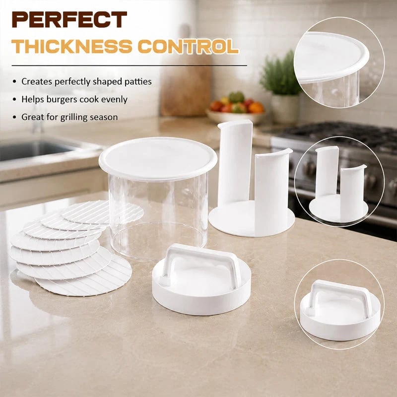 🎉🔥 50% OFF - 🍔 Burger Patty Maker for Easy Homemade Burgers