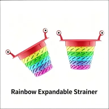 ✨Rainbow Expandable Sink Strainer Basket