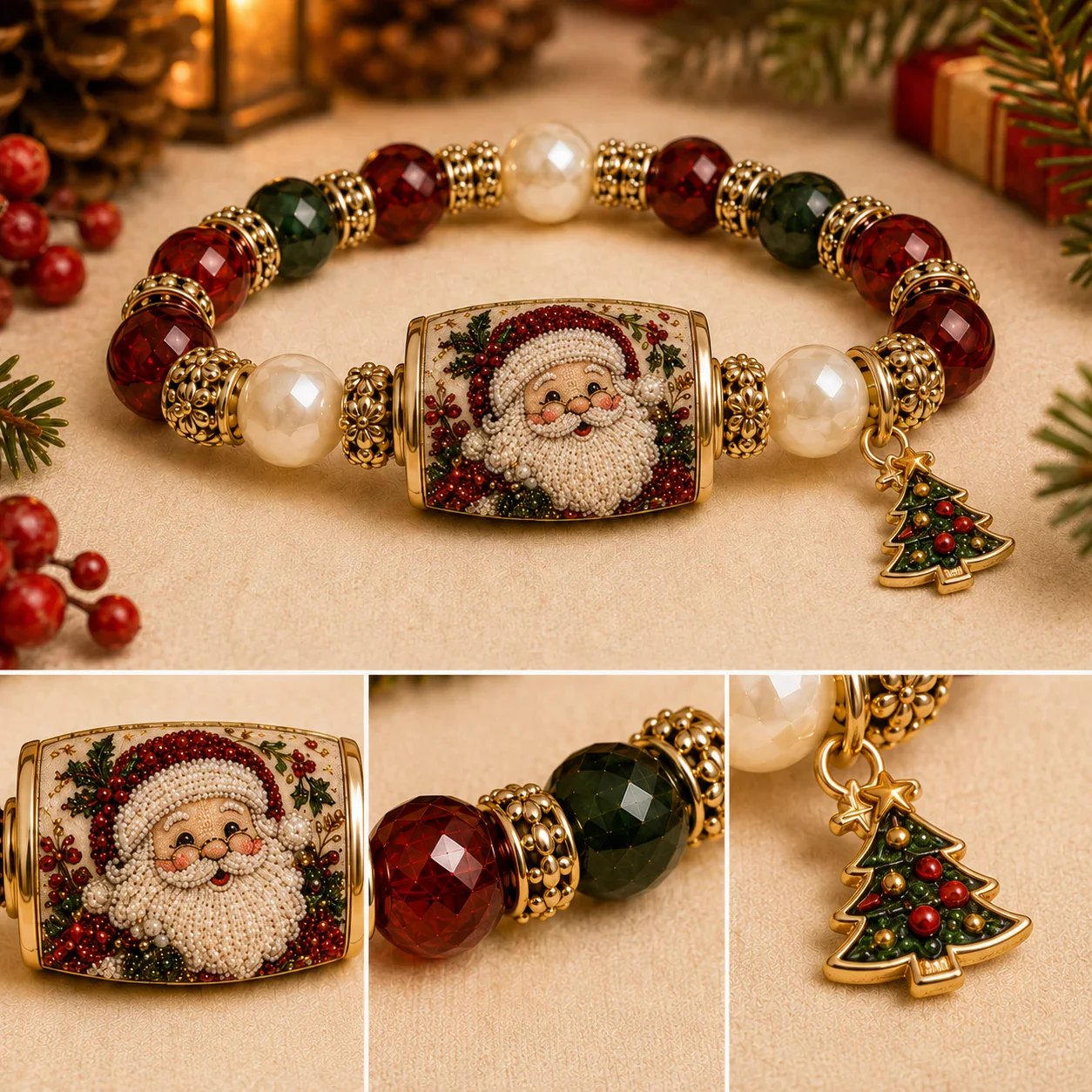 💥🎄 Last Day Big Sale – 🎄 Christmas Magic Collection Bracelet — Limited Edition