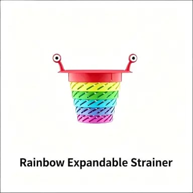 ✨Rainbow Expandable Sink Strainer Basket