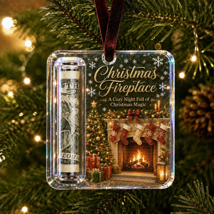 🎄💵Christmas Cash Gift Ornament- Make Cash Feel Like A Real Christmas Gift