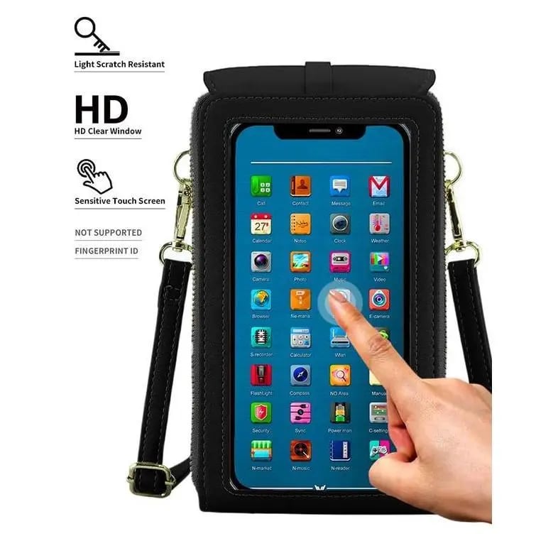 👜 Simple and elegant women's touchscreen crossbody phone wallet📱