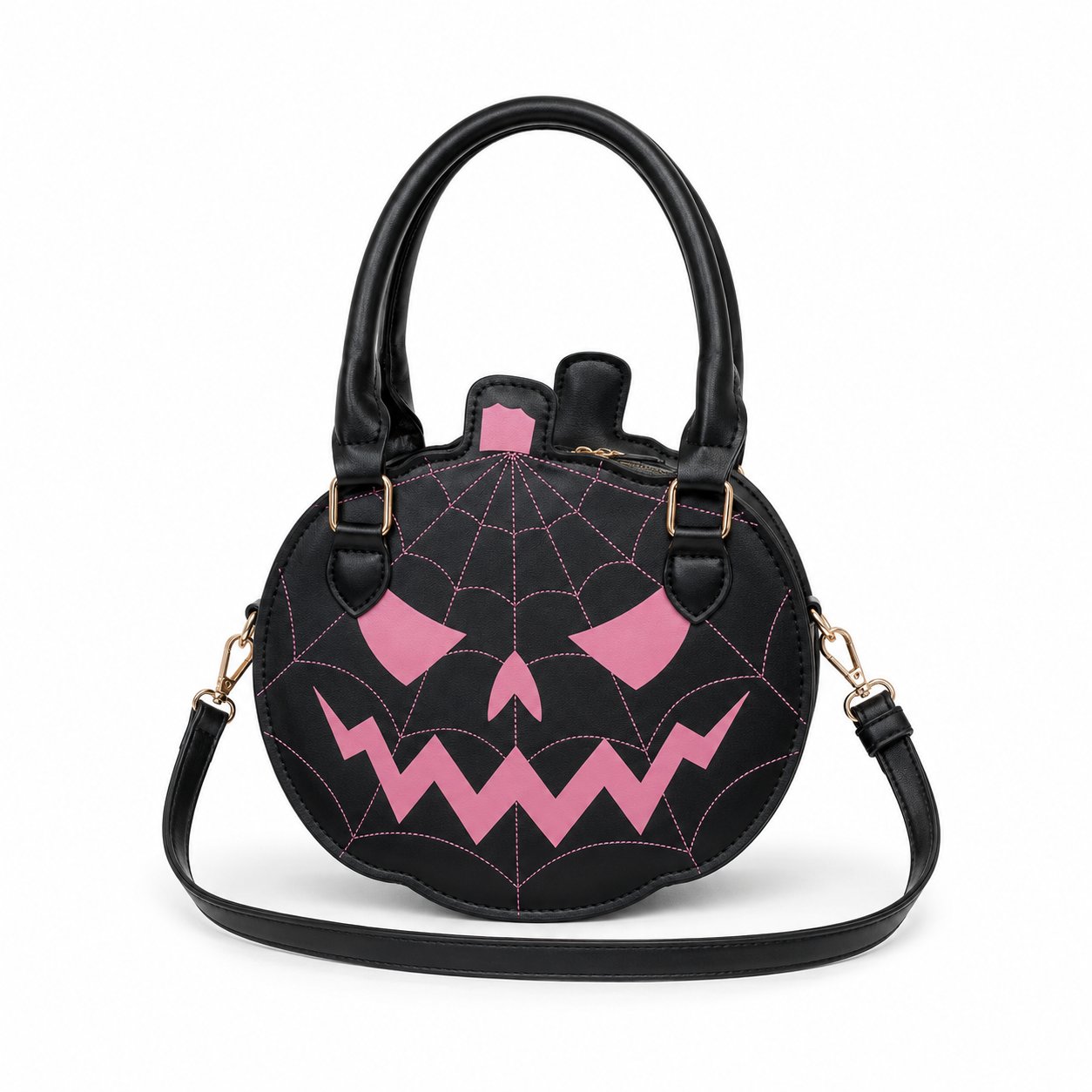 🎃 Halloween Pumpkin Handbag with Adjustable Shoulder Strap