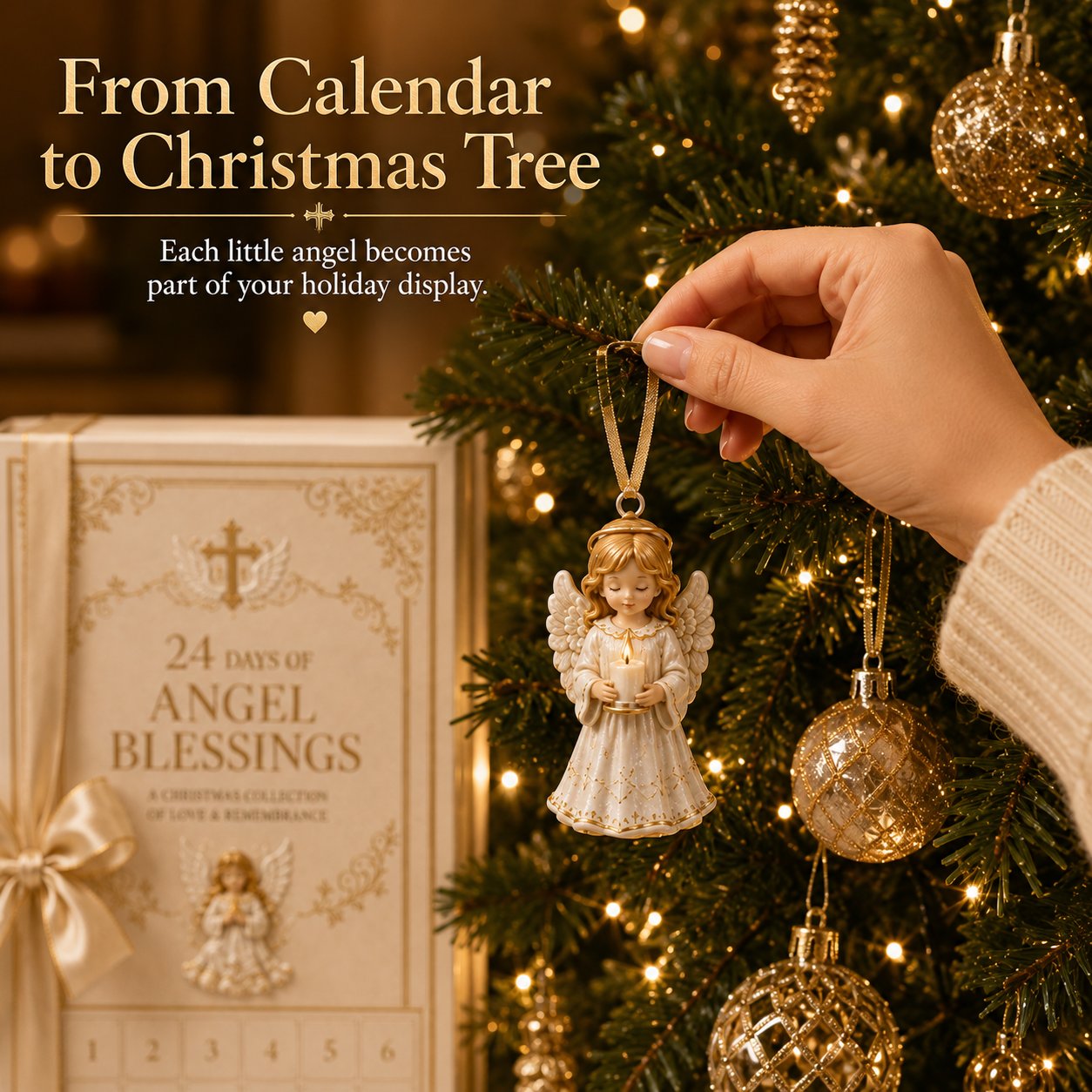 🔥24-Day Christmas Countdown Advent Calendar – Angel's Blessing