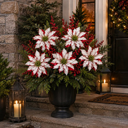 ❀Last Day 64% OFF🔥Christmas Poinsettia Planter Inserts