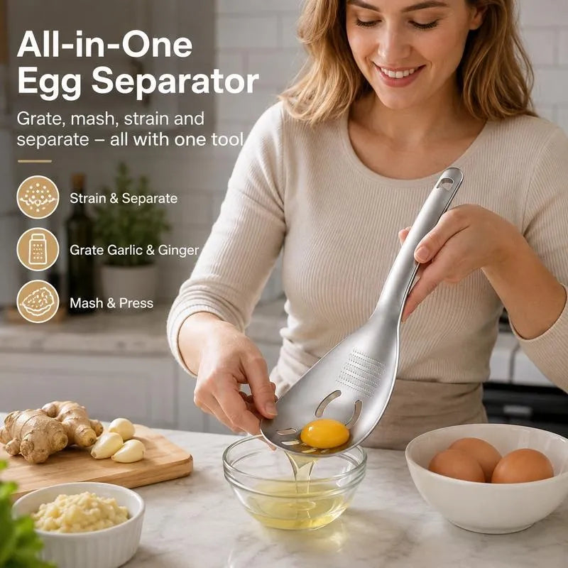 5-in-1 stainless steel colander