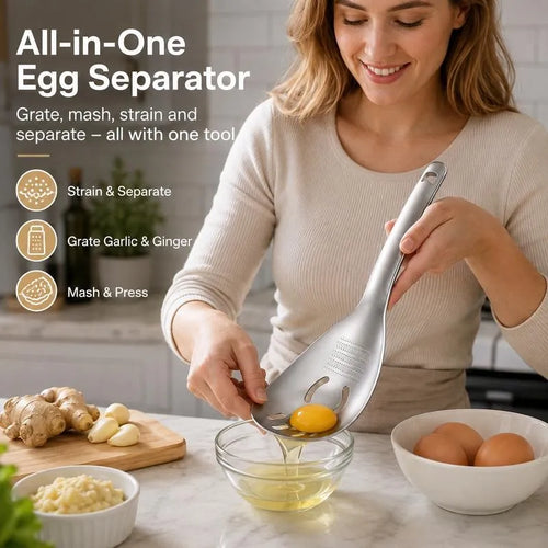 5-in-1 stainless steel colander
