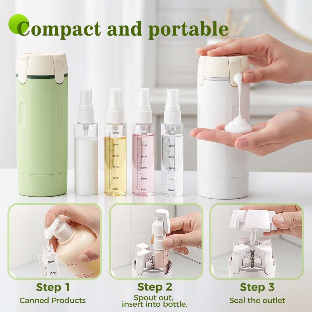 🔥Limited Time 50% Off✨4-in-1 Travel Toiletry Dispenser Bottle