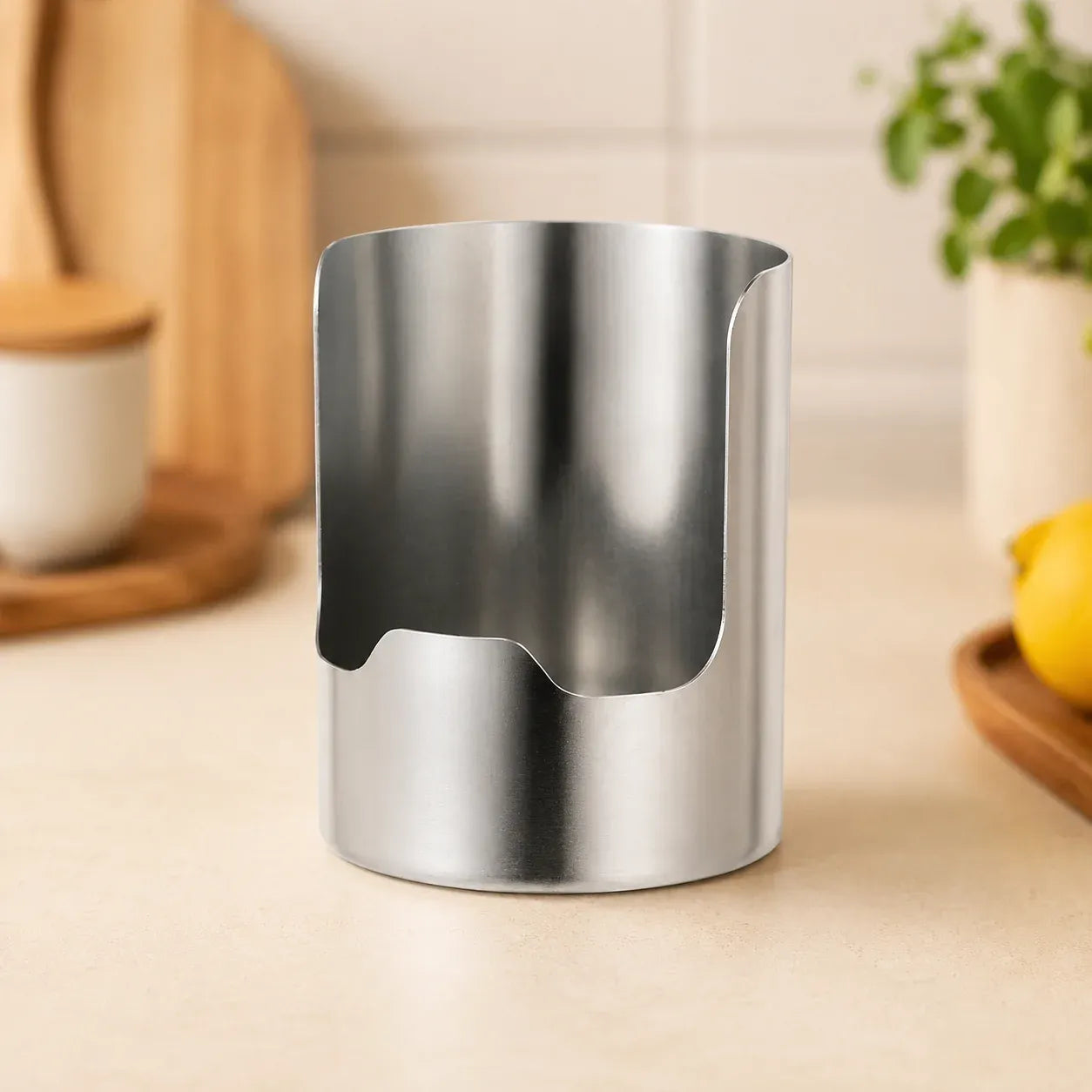 ⭐Thickened Stainless Steel Utensil Organizer, Rust Resistant Easy to Clean