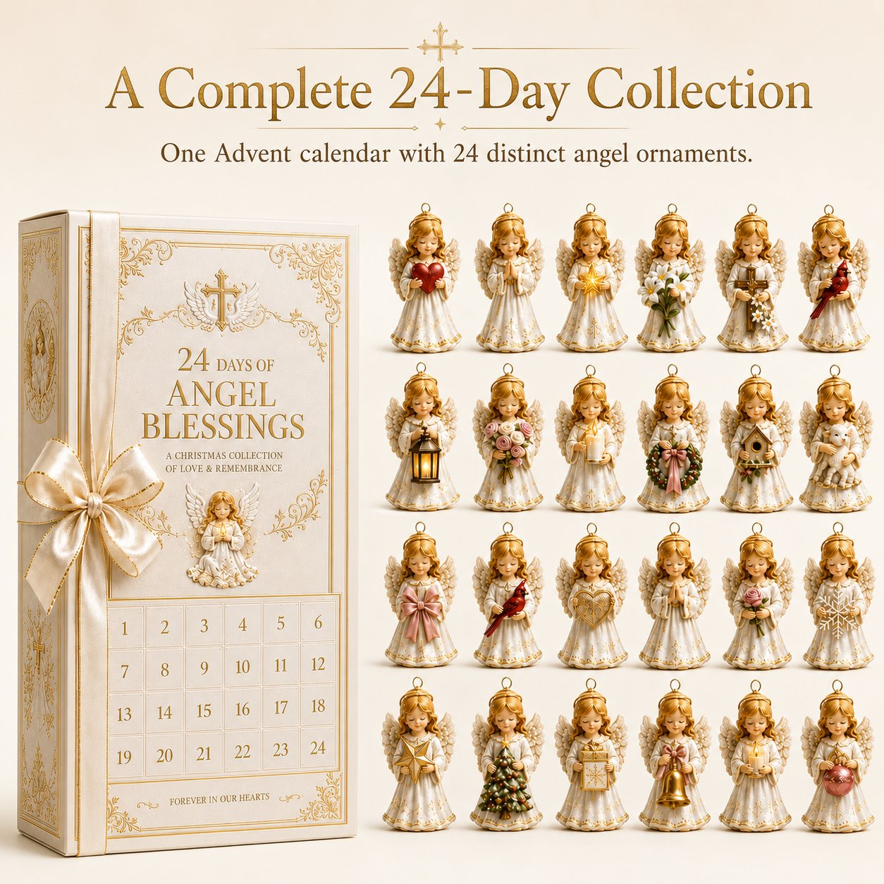 🔥24-Day Christmas Countdown Advent Calendar – Angel's Blessing