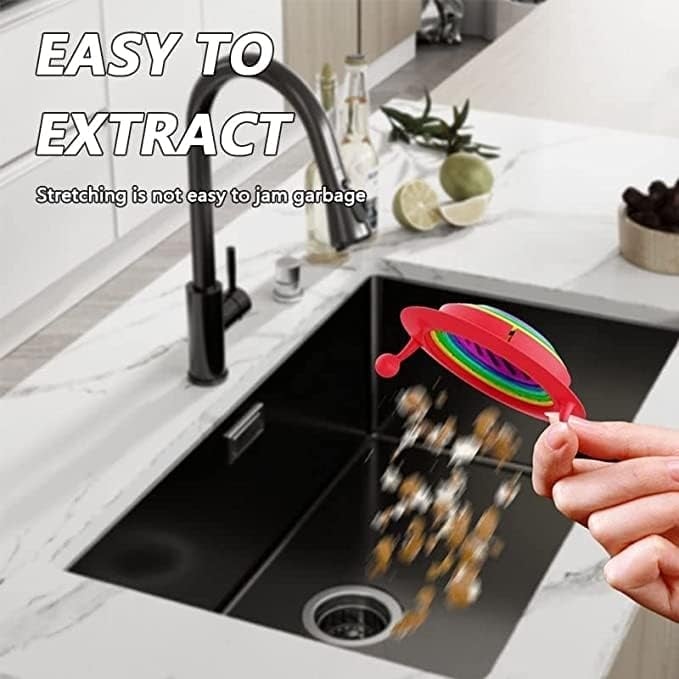 ✨Rainbow Expandable Sink Strainer Basket