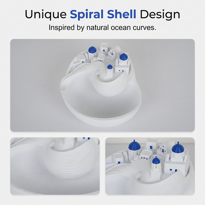 Blue and White Ocean Theme Key Holder Tray Ceramic Home Decor
