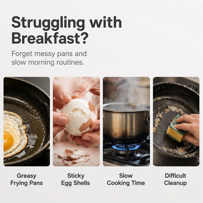 🥚✨Dual-Cavity Microwave Egg Poacher | Quick & Healthy Breakfast in Minutes 🍳