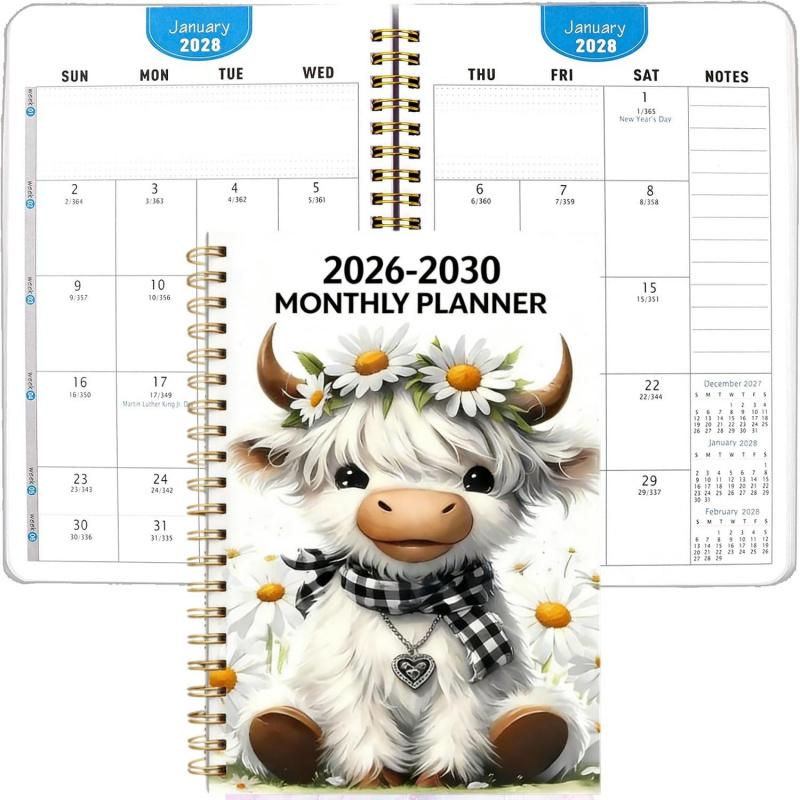 📅60-Month Wall Calendar (2026-2030) – Durable Paper, Month Labels & Annual Planning for Ultimate Organization 🗓️✅
