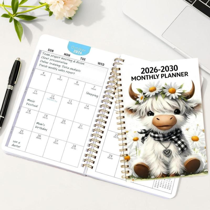📅60-Month Wall Calendar (2026-2030) – Durable Paper, Month Labels & Annual Planning for Ultimate Organization 🗓️✅
