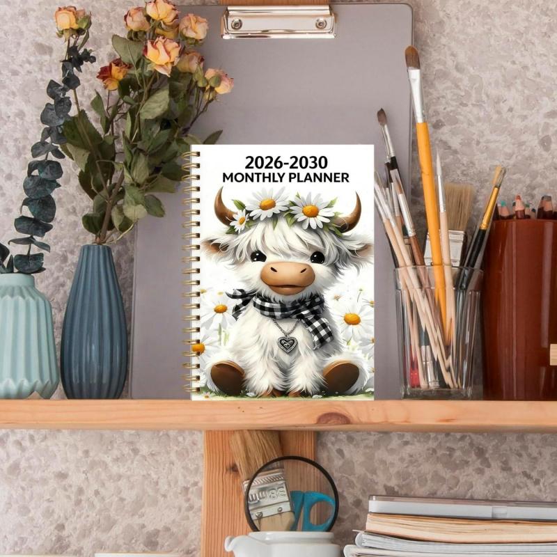 📅60-Month Wall Calendar (2026-2030) – Durable Paper, Month Labels & Annual Planning for Ultimate Organization 🗓️✅