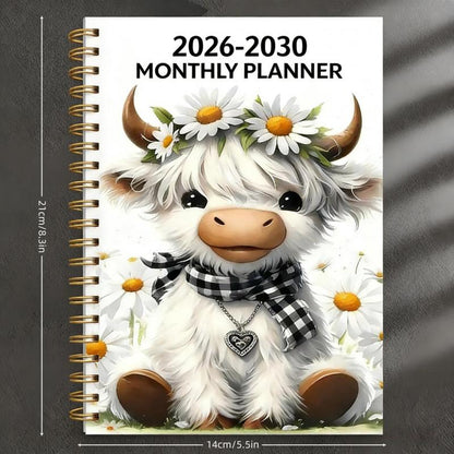📅60-Month Wall Calendar (2026-2030) – Durable Paper, Month Labels & Annual Planning for Ultimate Organization 🗓️✅